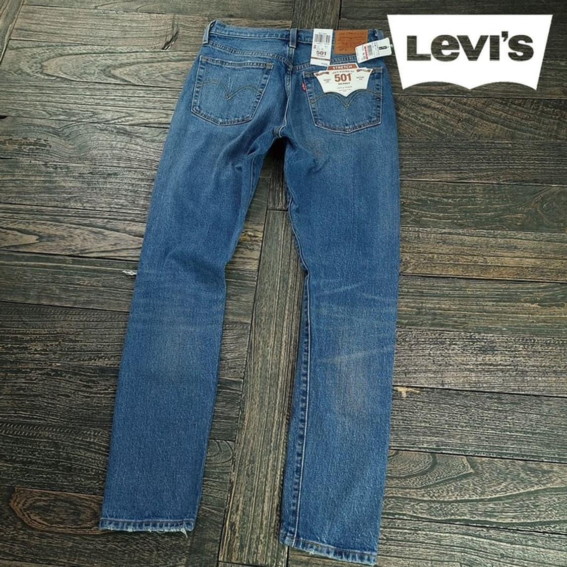[리바이스 (새상품) 501 스림핏 데님 팬츠 청바지 M19490 상품이미지1