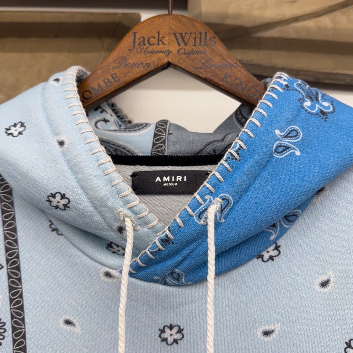 Amiri 아미리 블랭킷 스티치 후드 상품이미지5