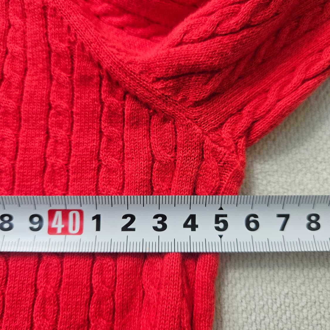 M 타미힐피거 여성 케이블 니트 0326Y 상품이미지5