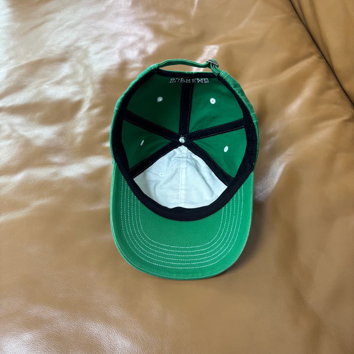 Supreme 슈프림 밀라노 스티치 그린 6패널 볼캡 모자 (Green) 상품이미지6