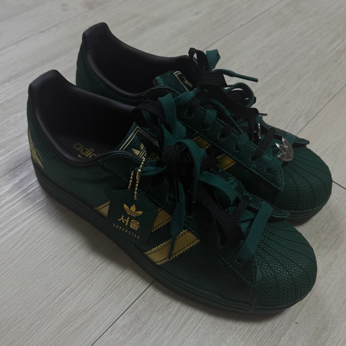 아디다스 슈퍼스타2 서울에디션 그린 (260) 상품이미지3