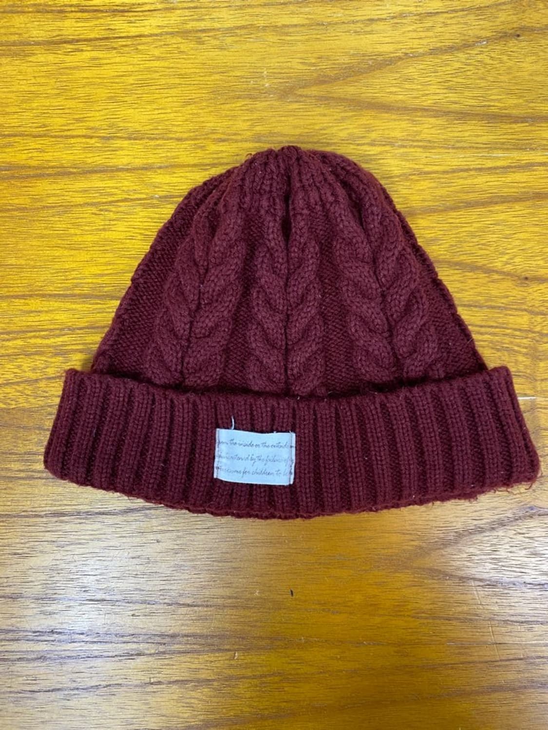 빈티지 꽈배기 비니 상품이미지1