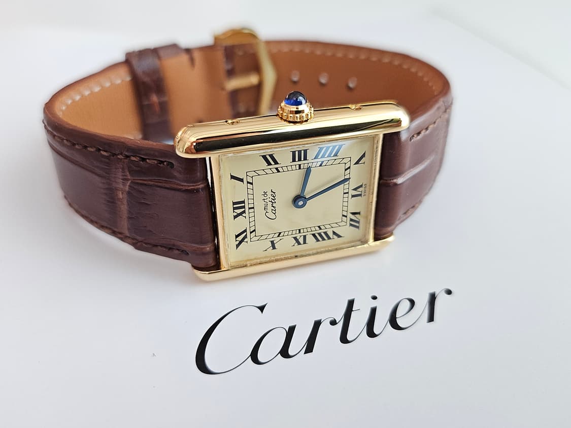 까르띠에 빈티지 탱크 머스트 라지 쿼츠 상품이미지1