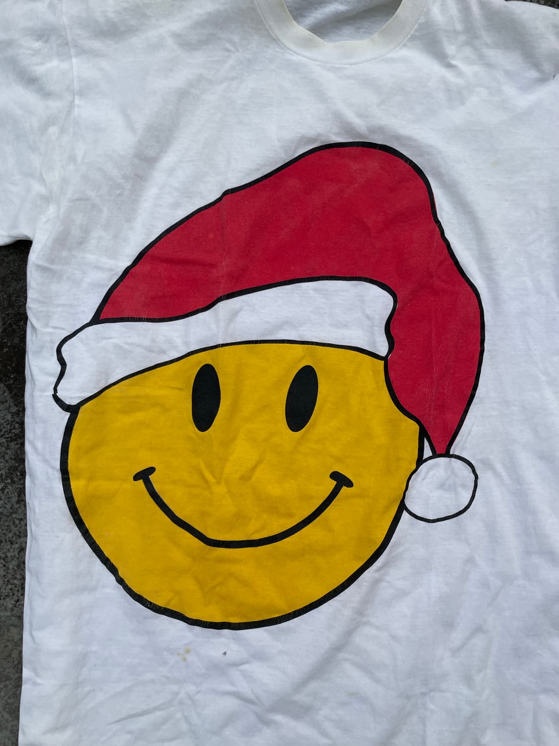 90s 산타 스마일 티셔츠 상품이미지2