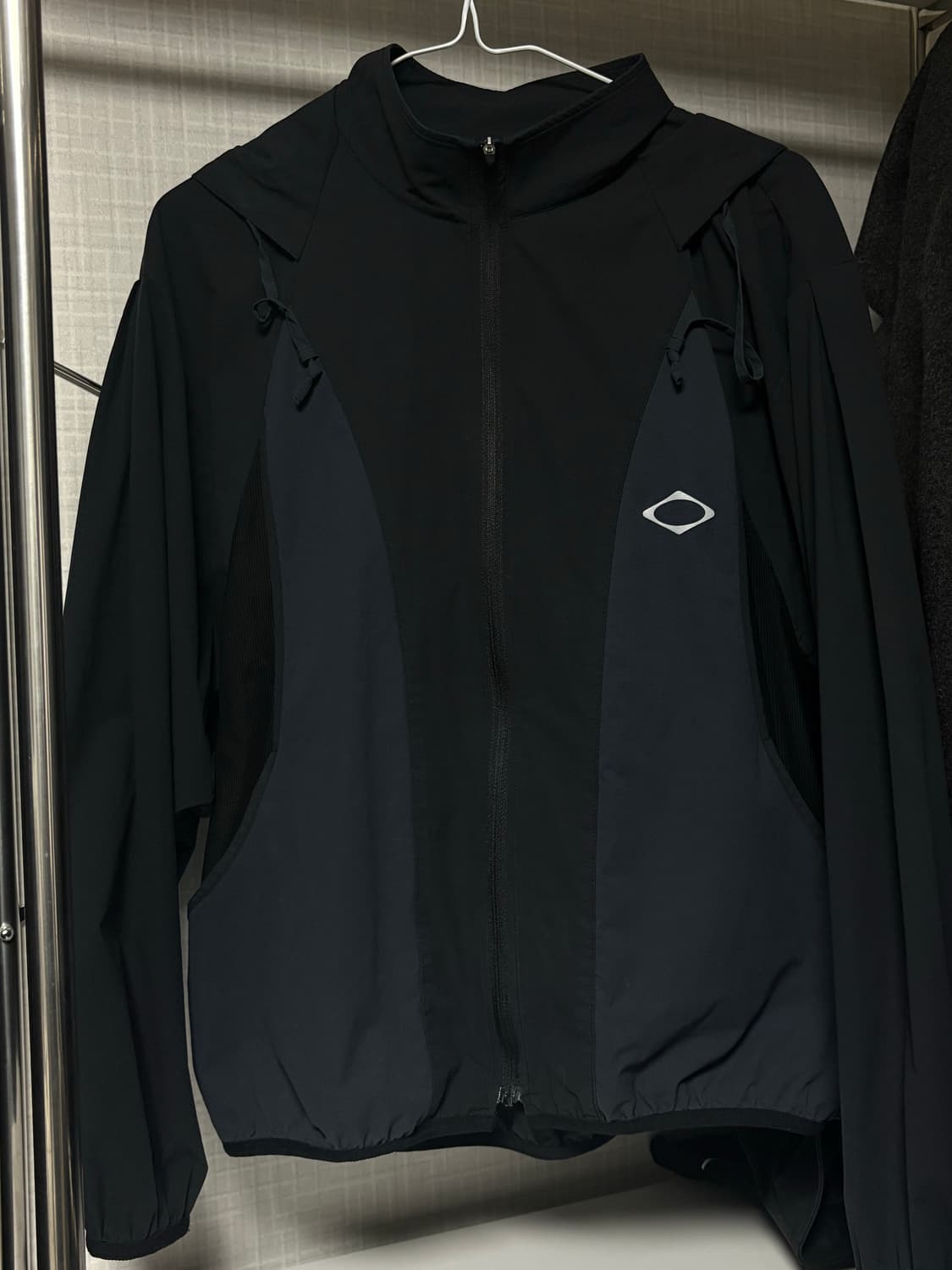 미스치프 SS 컬러블록 윈드브레이커 블랙 바람막이 상품이미지3