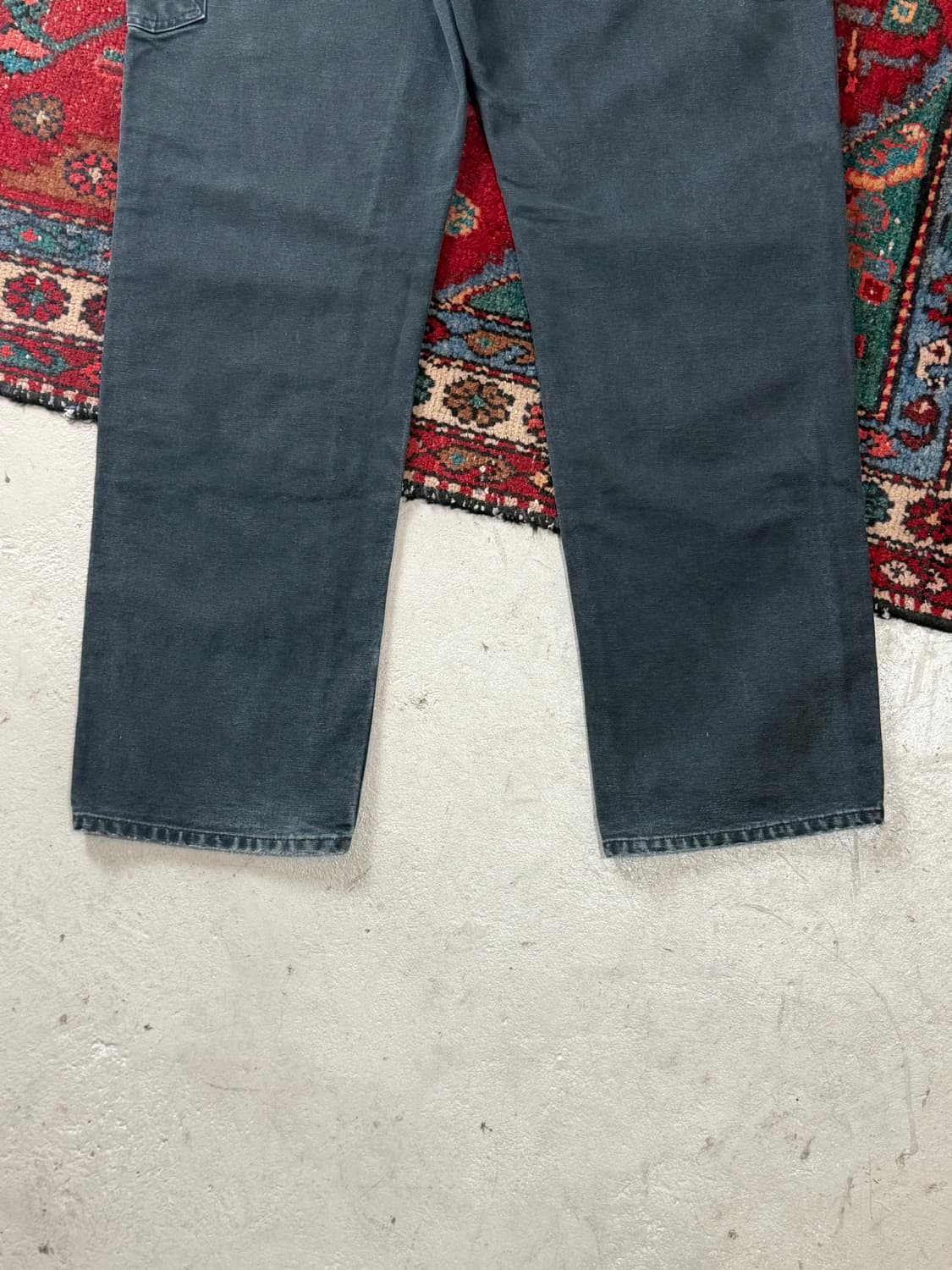OG USA 칼하트 B01 더블니 블랙 칼하트 썩블니 하드페이딩 상품이미지8
