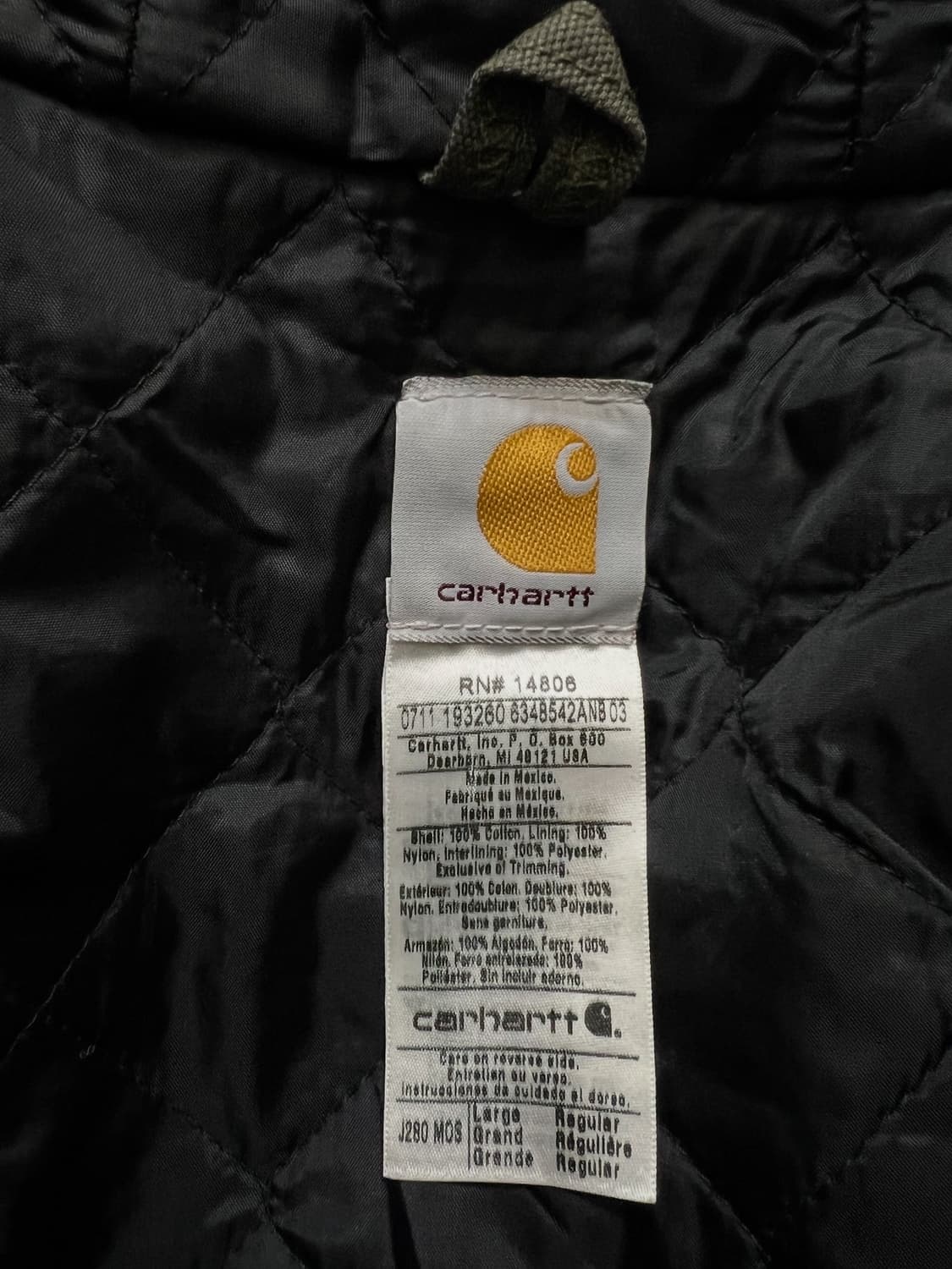 칼하트 J280 덕액티브 자켓 상품이미지5