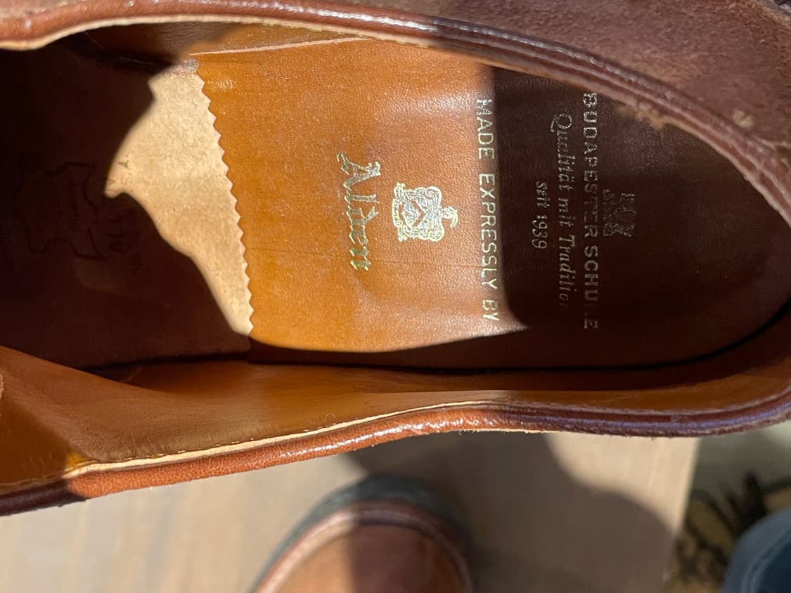 Alden 알든 스너프 스웨이드 플레인토 판매 rrl 상품이미지7