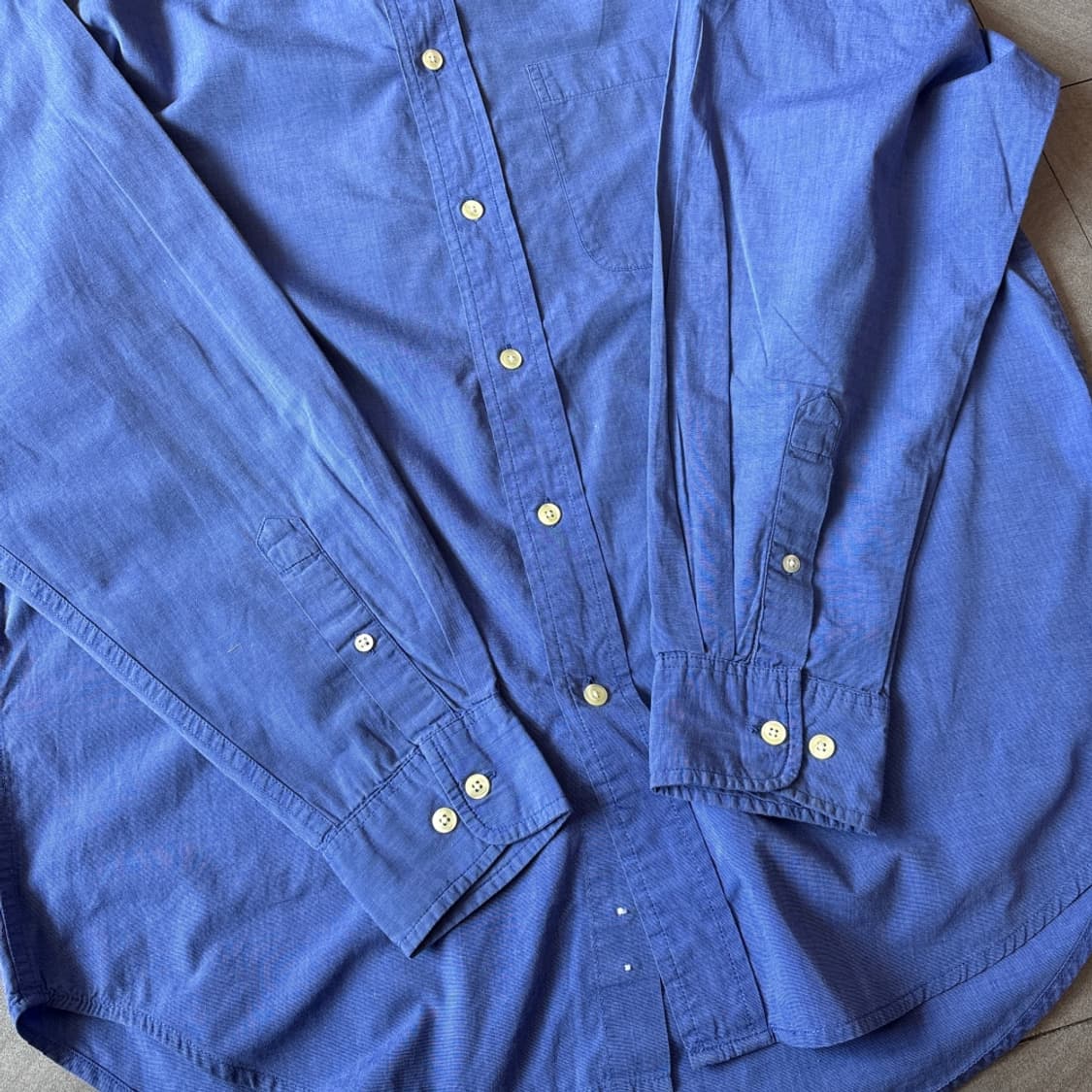 90년대 갭 딥 블루 긴팔 셔츠 상품이미지9