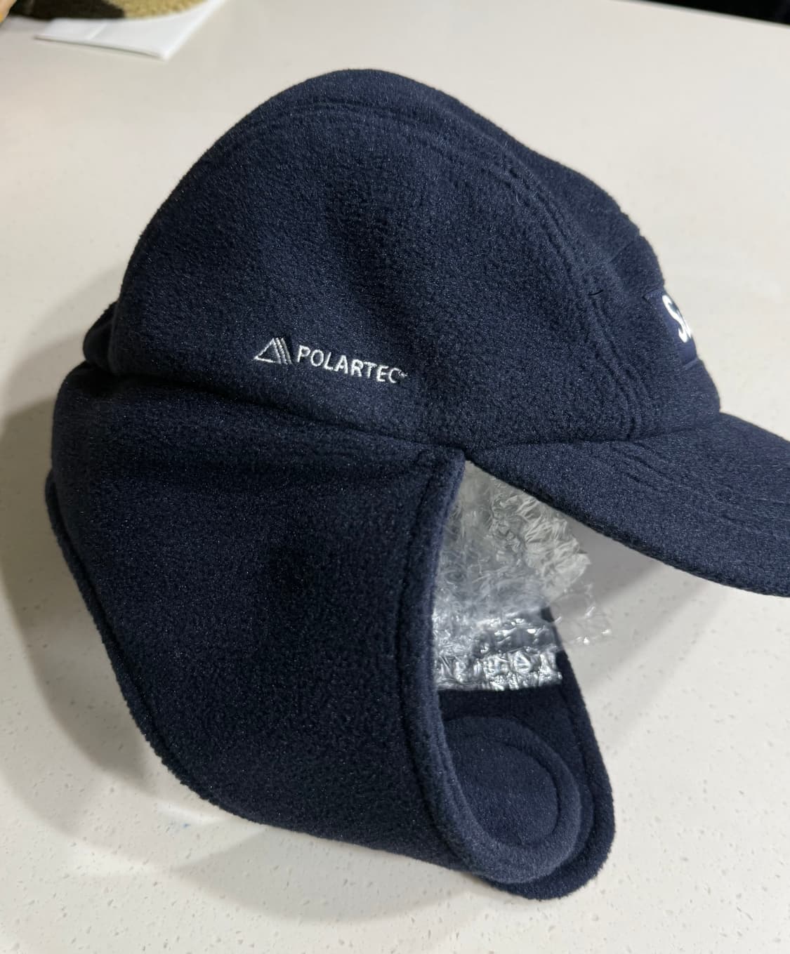 [OS] 슈프림 21FW 폴라텍 이어플랩 캠프캡 네이비 상품이미지4