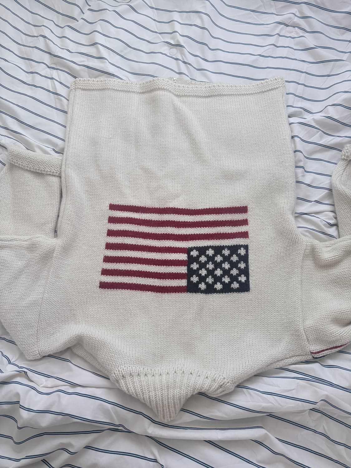 리본빛 코위찬 니트 집업 자켓 상품이미지5