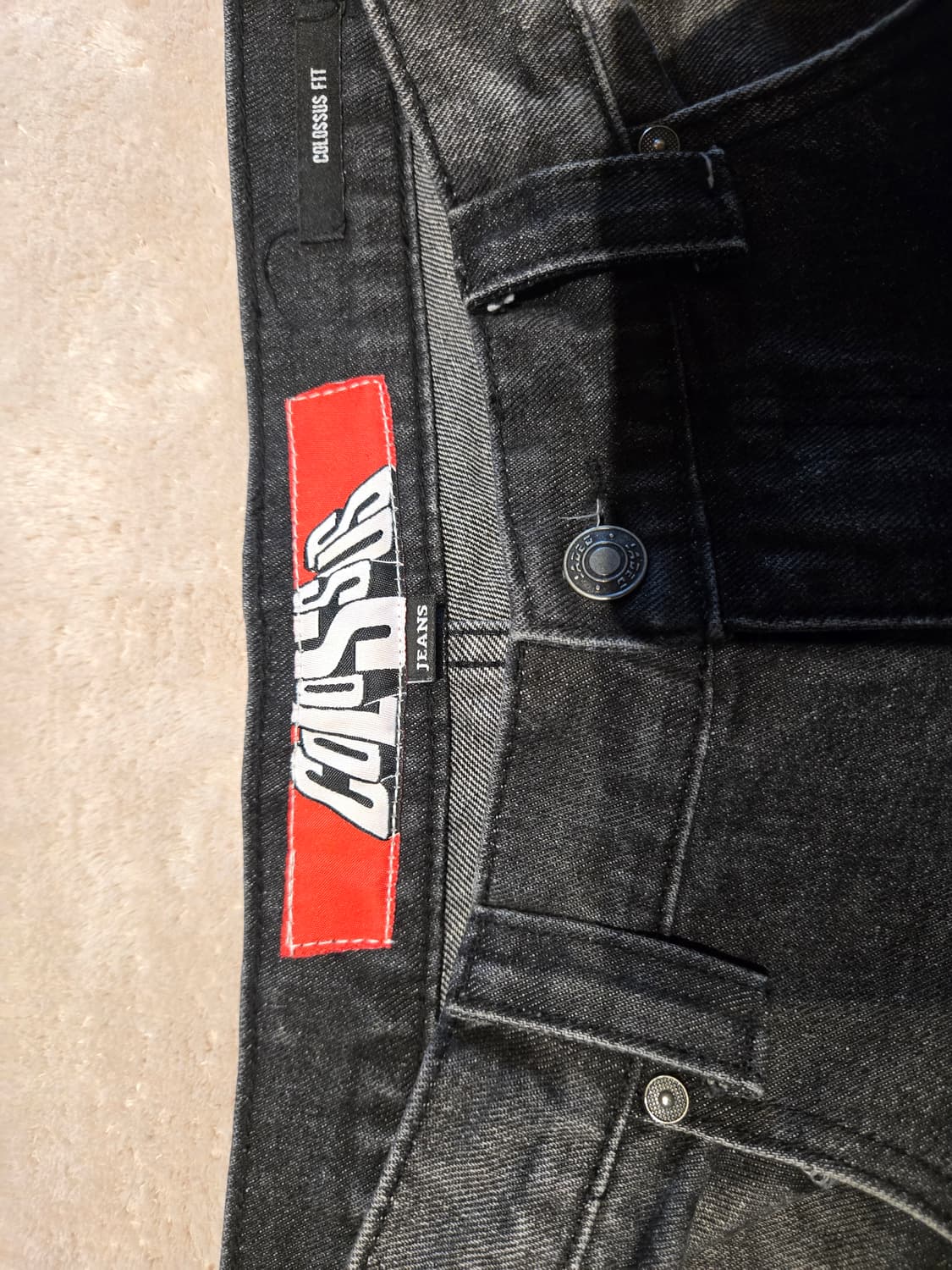 제이디드 런던 콜로서진 블랙 와이드 데님 /31사이즈 상품이미지3