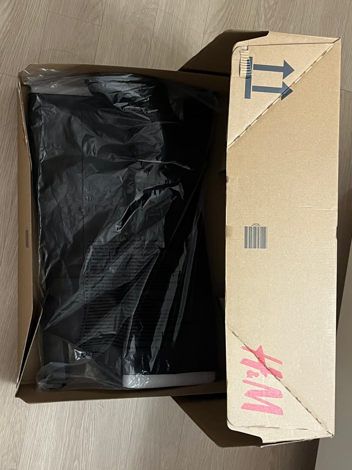 H&M 가죽 니하이 부츠 블랙 상품이미지2