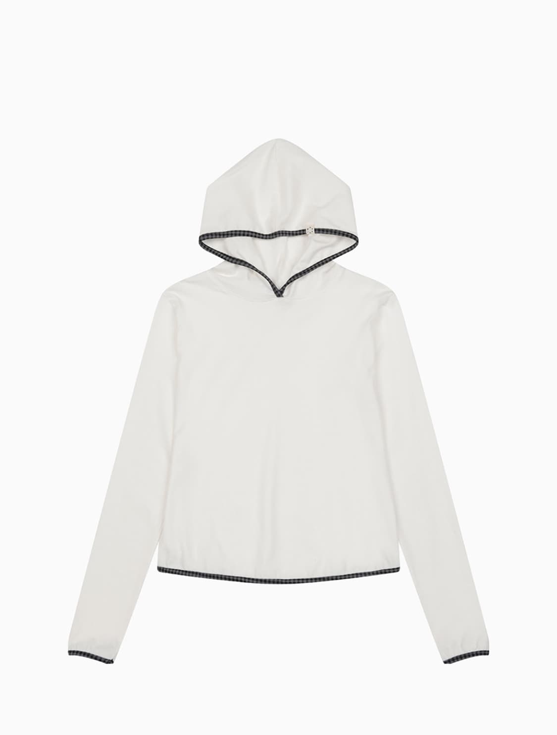오헤시오 long hooded t-shirt 아이보리  상품이미지1