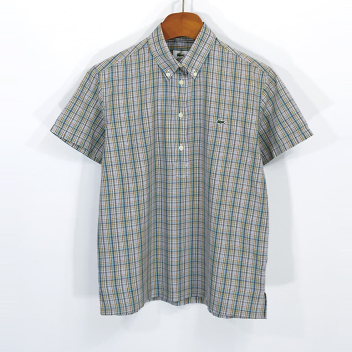 lacoste 체크반팔셔츠 상품이미지1