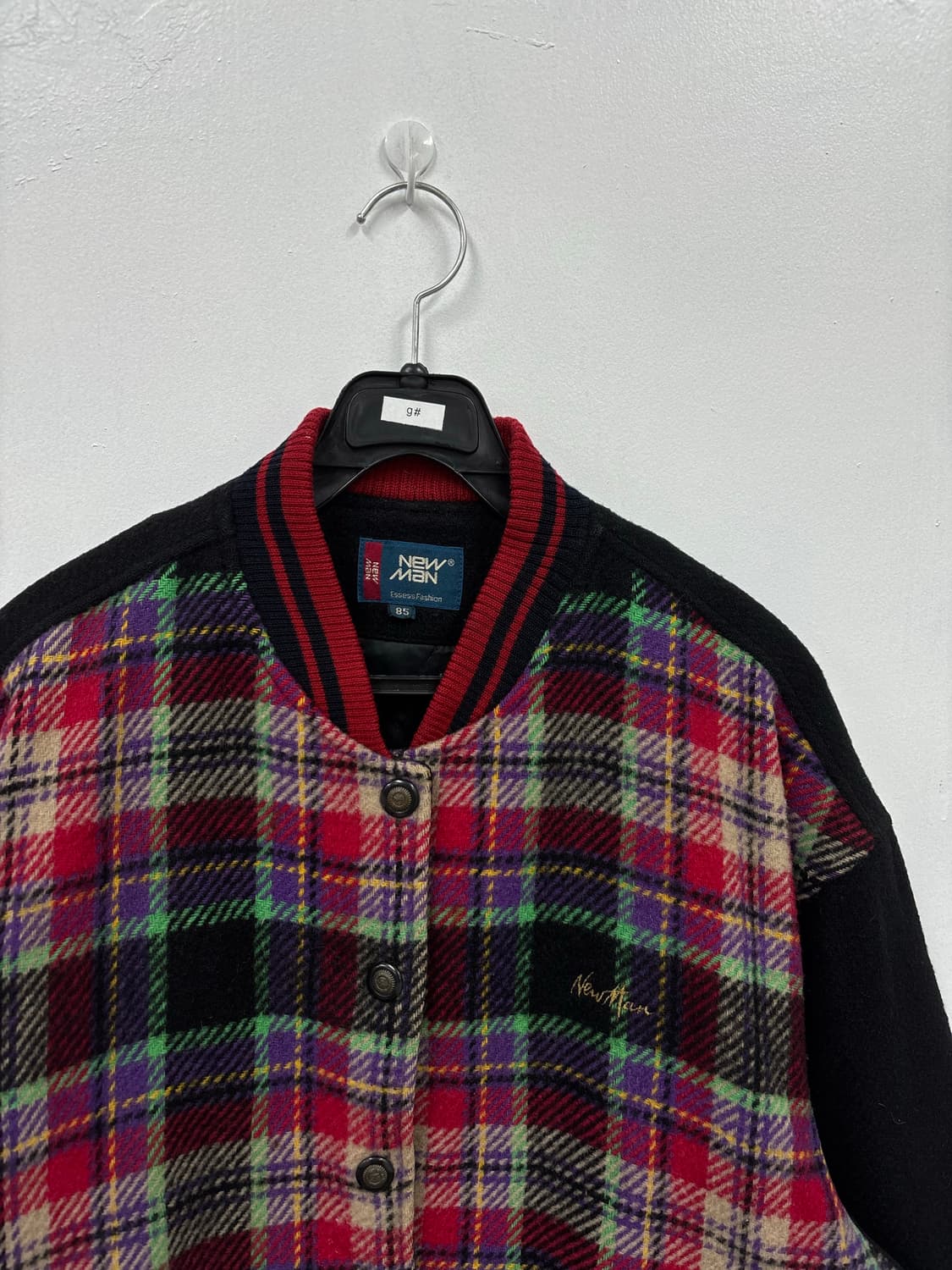  new man 올드스쿨 울 바시티 자켓 상품이미지4