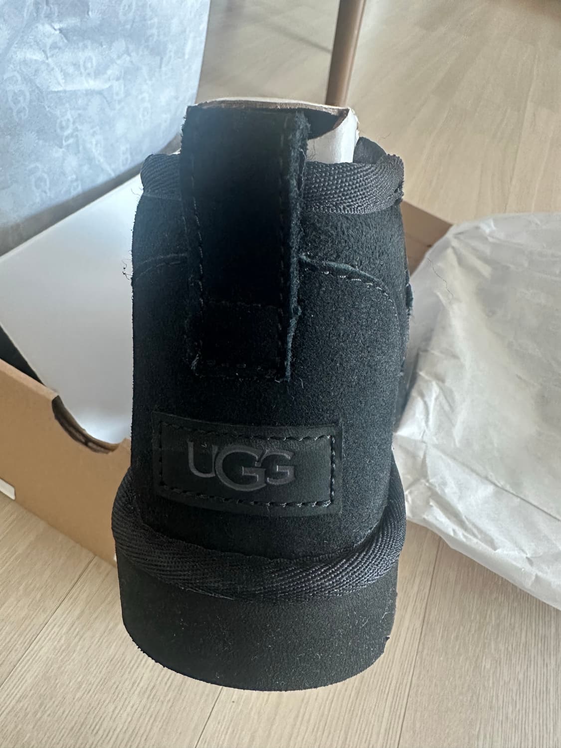 (W) 어그 클래식 울트라 미니 부츠 블랙 상품이미지2