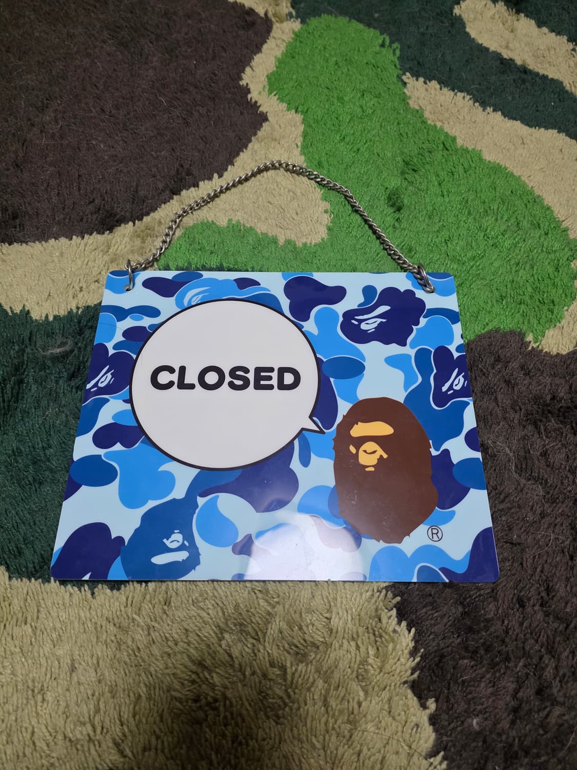 [OS] 베이프 ABC 카모 오픈 클로즈드 플레이트 상품이미지4