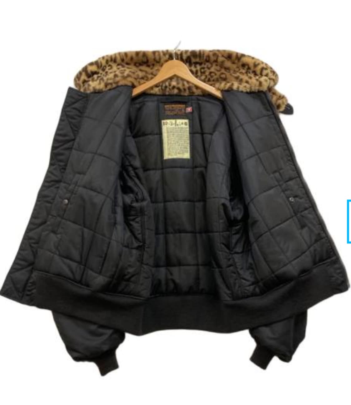 버즈릭슨 x ssz 레오파드 퍼 B-15D 항공 점퍼 상품이미지2