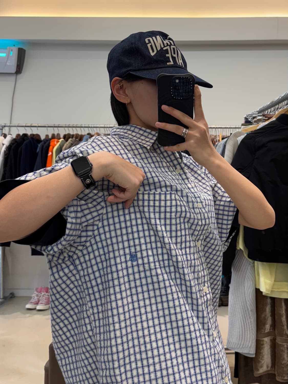 팀버랜드 체크 반팔 셔츠 상품이미지6