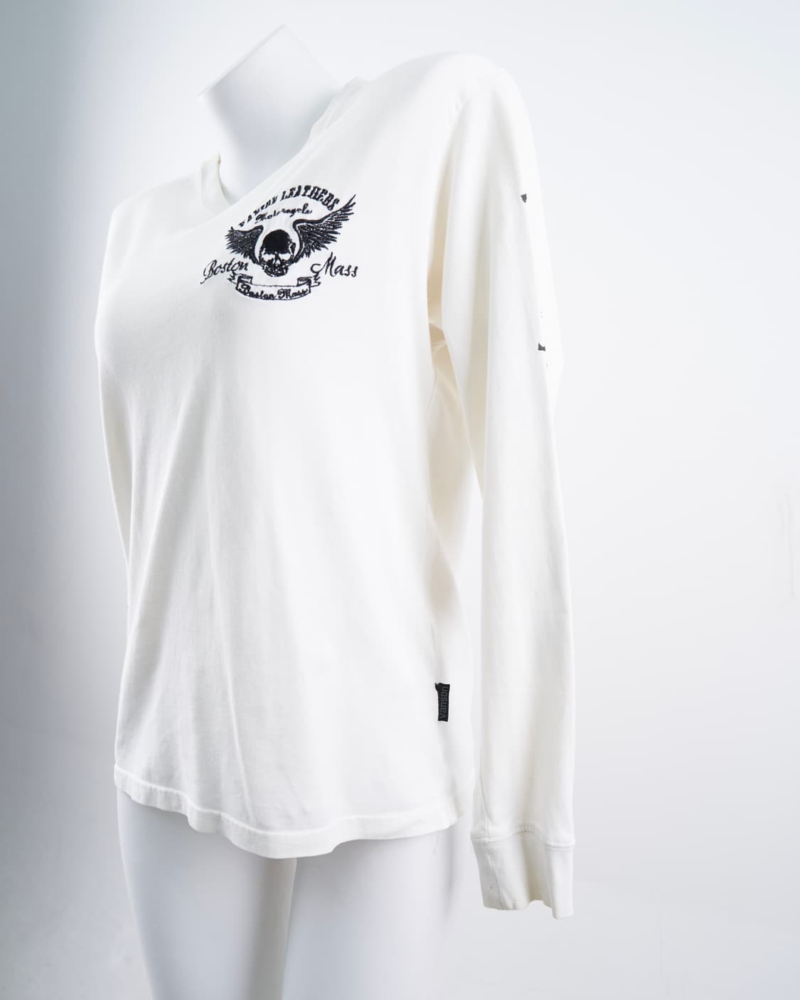 Vanson Leathers 스컬 로소 페인팅 긴팔 슬리브리스 상품이미지3