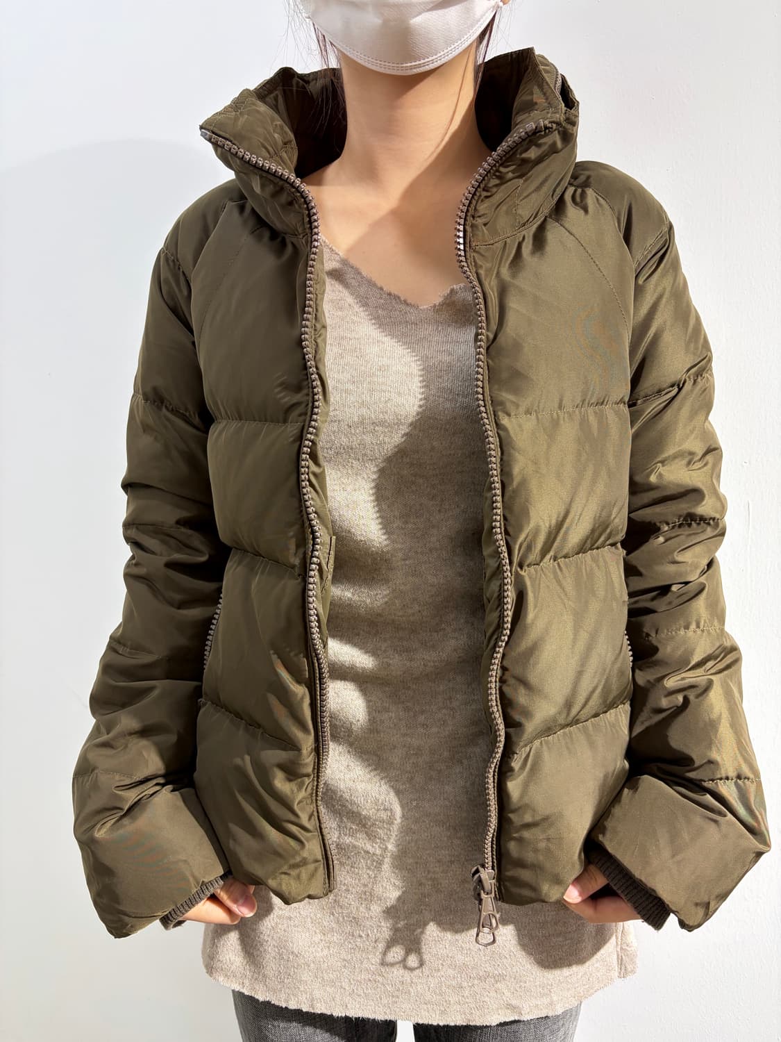 g.o.a  고아 숏 다운 패딩 상품이미지2