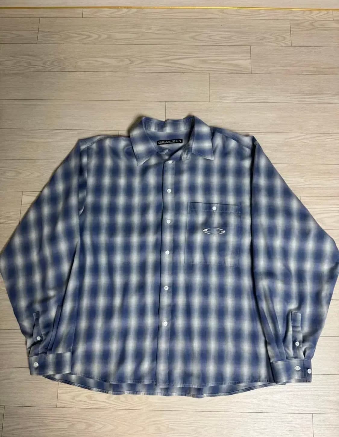 그레일즈 오버사이즈 체크셔츠 상품이미지2