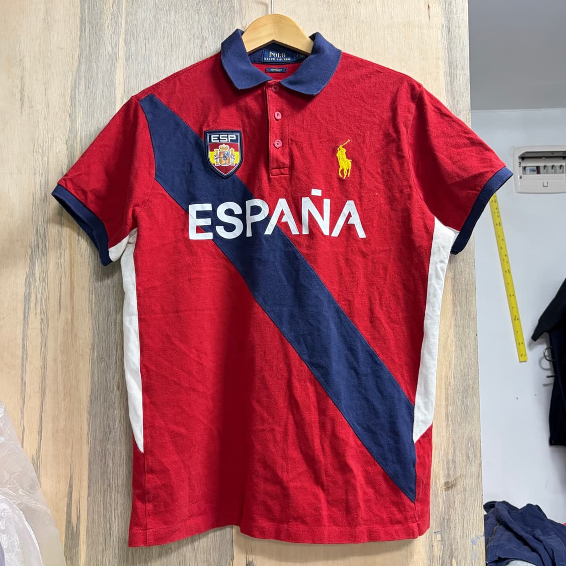 폴로 빅포니 치프키프 에스파냐 레드 반팔 카라 티셔츠 L  상품이미지6