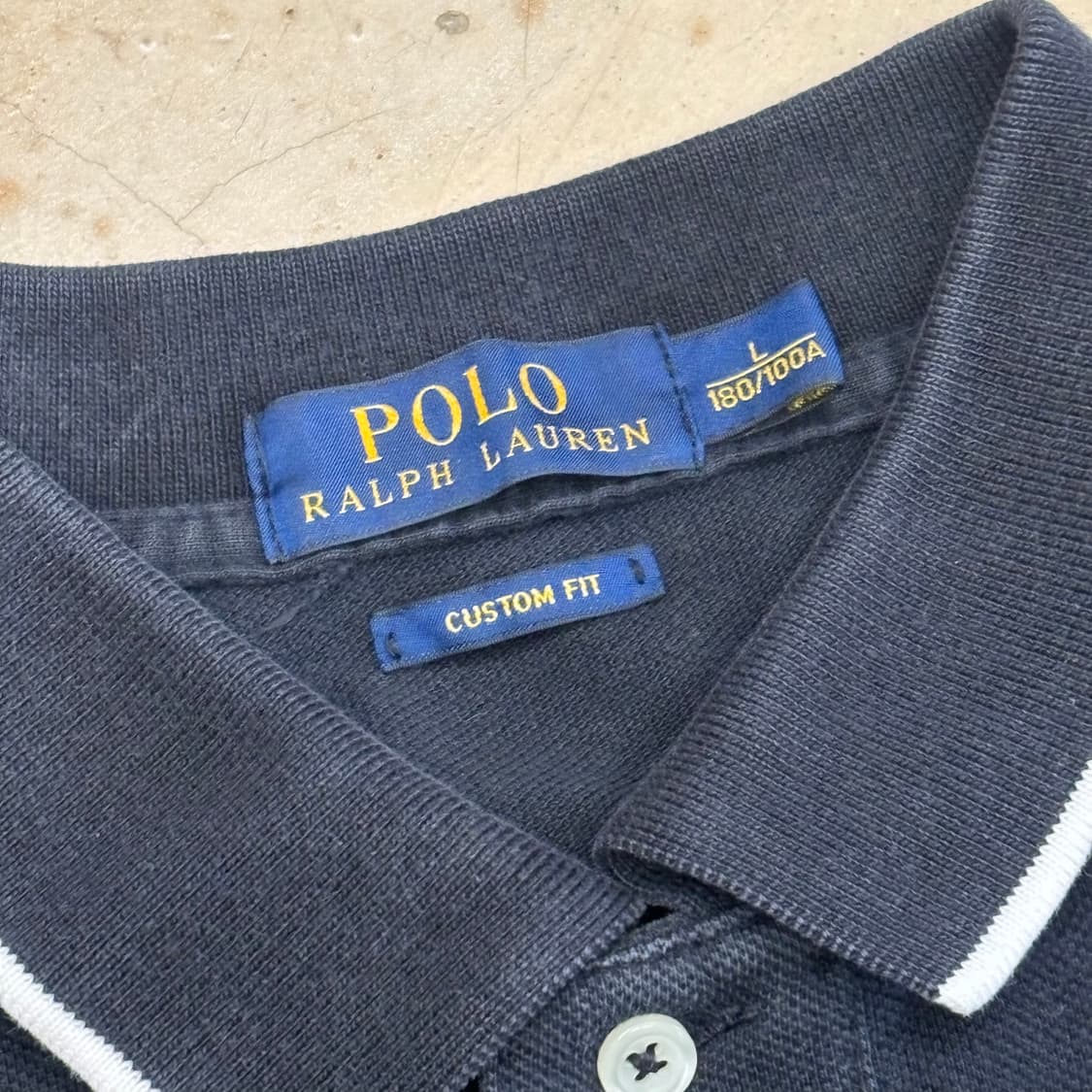 L 폴로랄프로렌 빅포니 블랙 카라티셔츠  상품이미지4