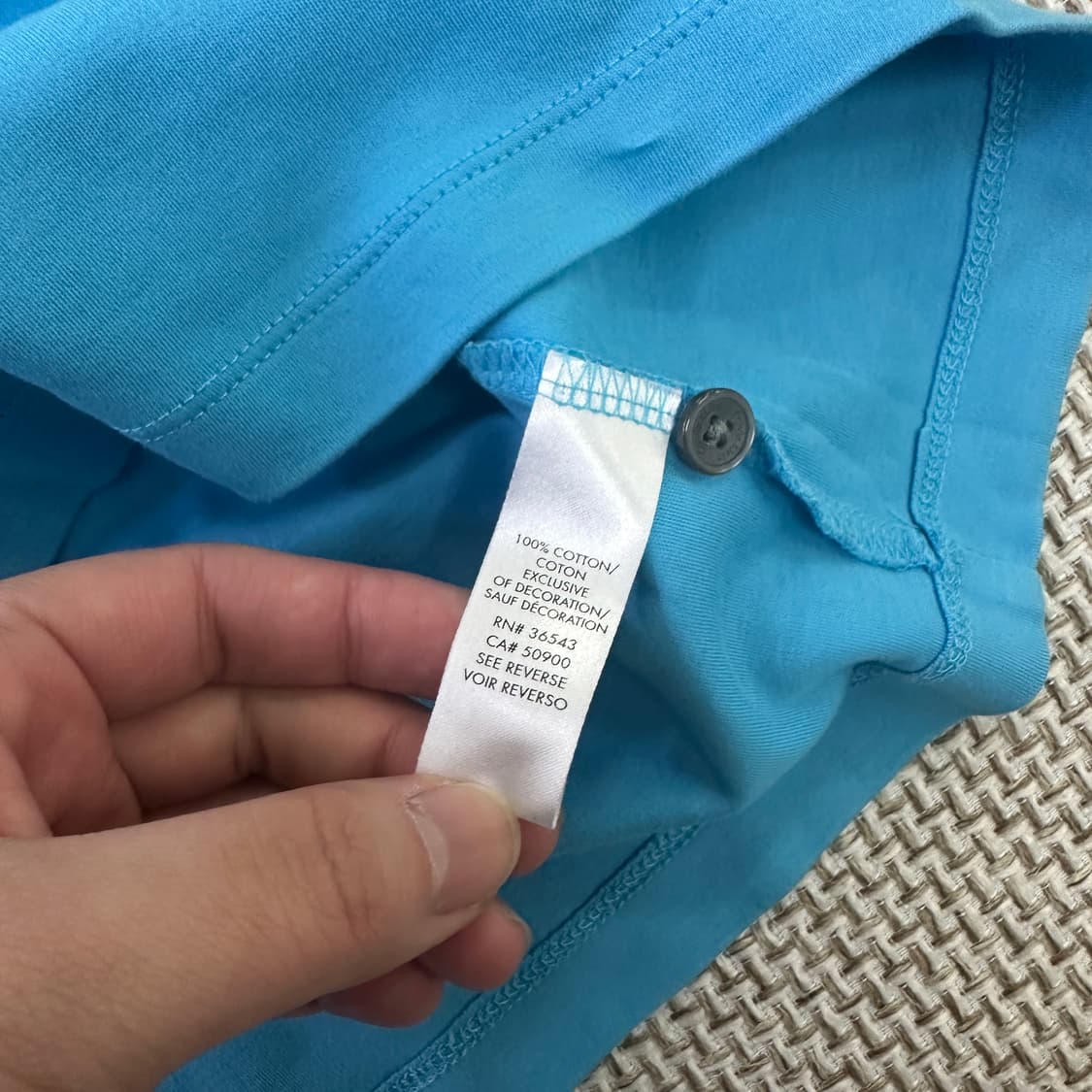 S 캘빈클라인 블루 컬러 셔츠 0326D  상품이미지3