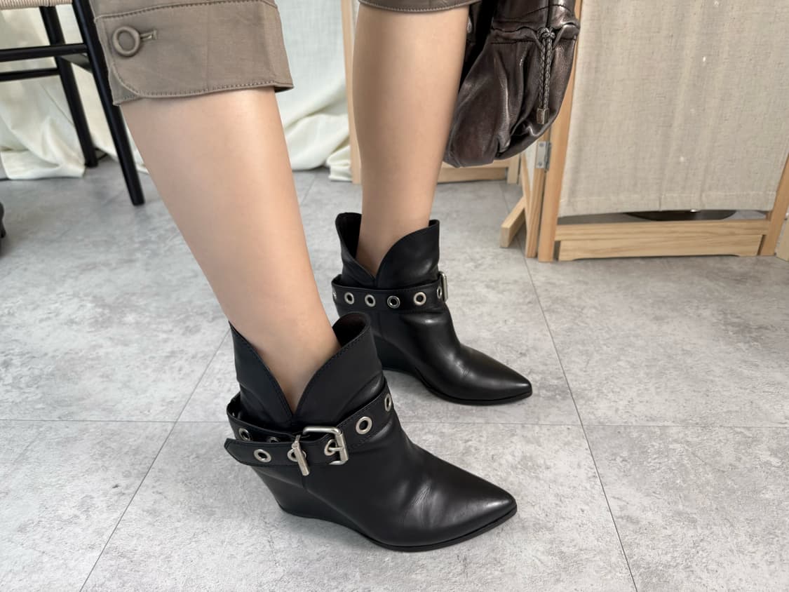 Lella Baldi Italy 웨지힐 부츠 상품이미지3