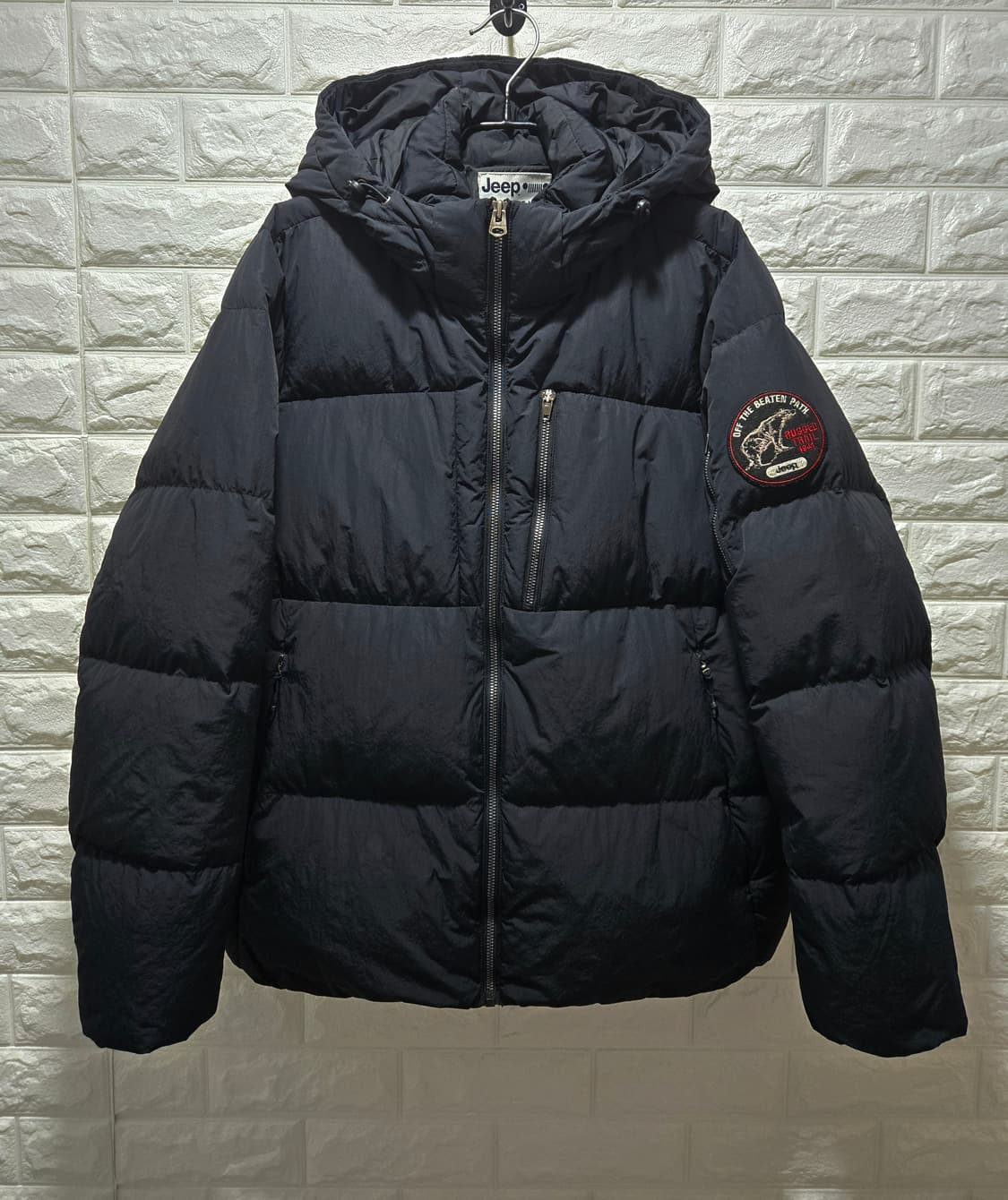 지프 지퍼포켓 방수 덕다운 패딩점퍼 100~105 상품이미지1