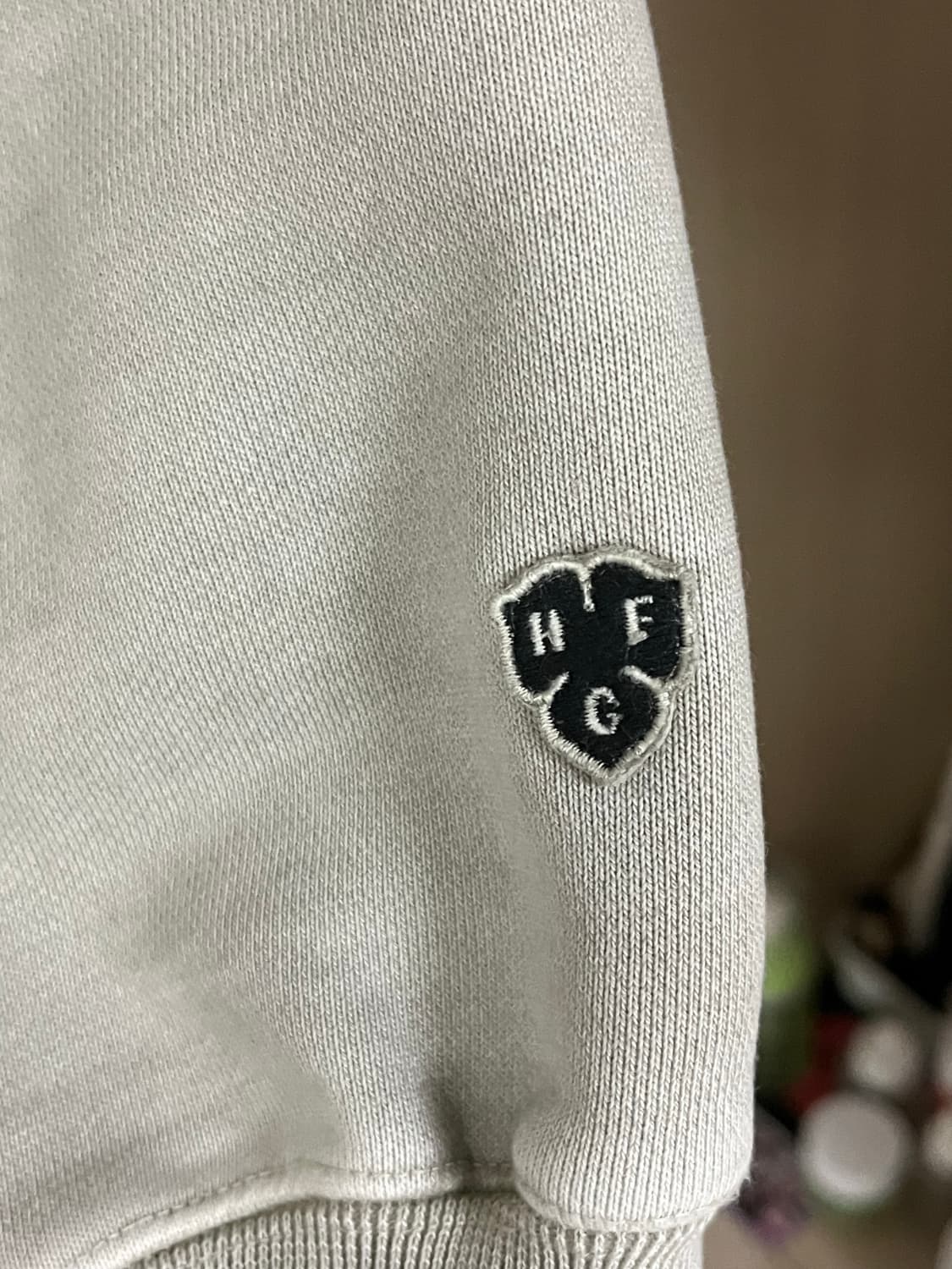 헤리티지플로스 피그먼트 후드집업 팝니다 상품이미지4