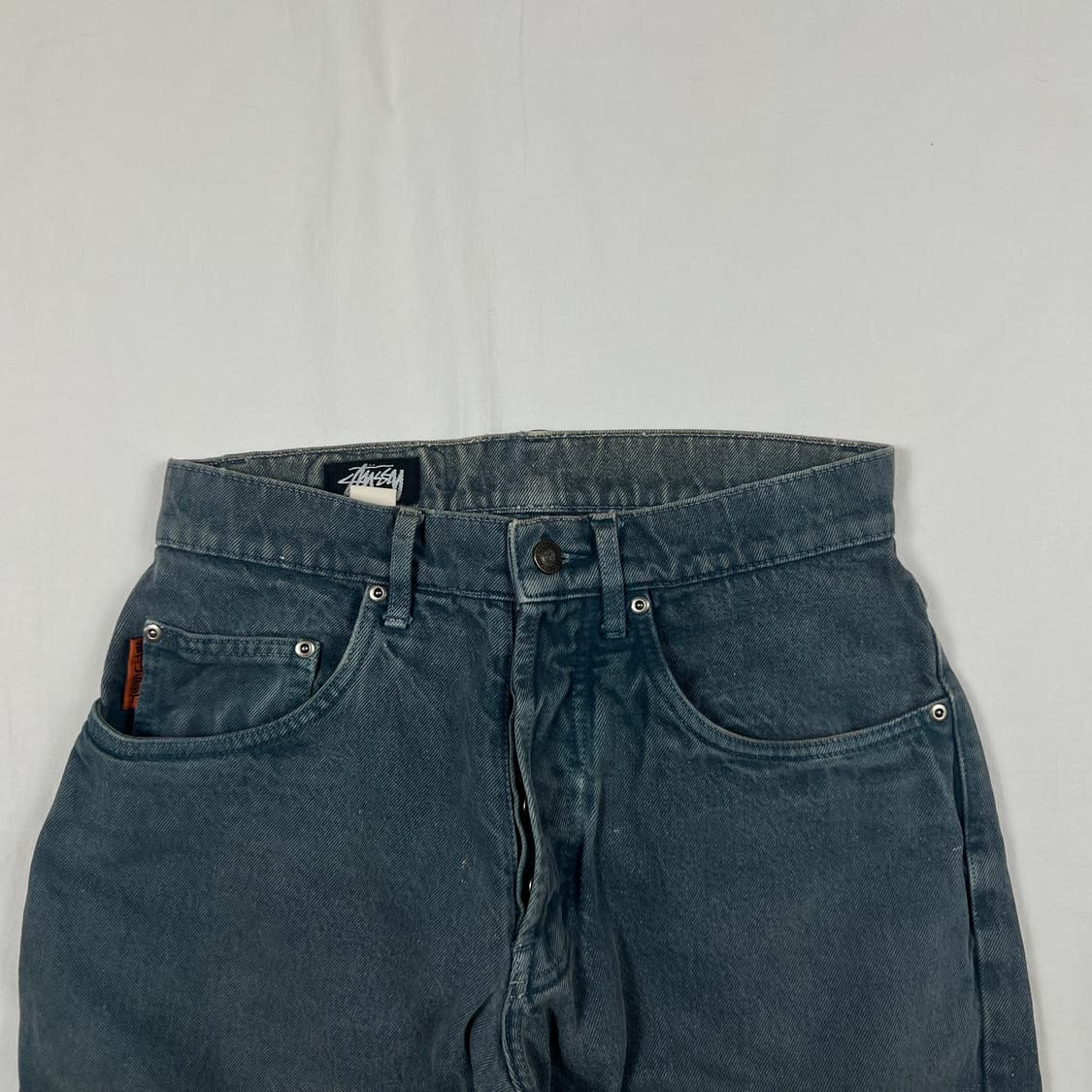 90‘s 스투시 stussy 쇼트 데님팬츠 반바지 상품이미지2
