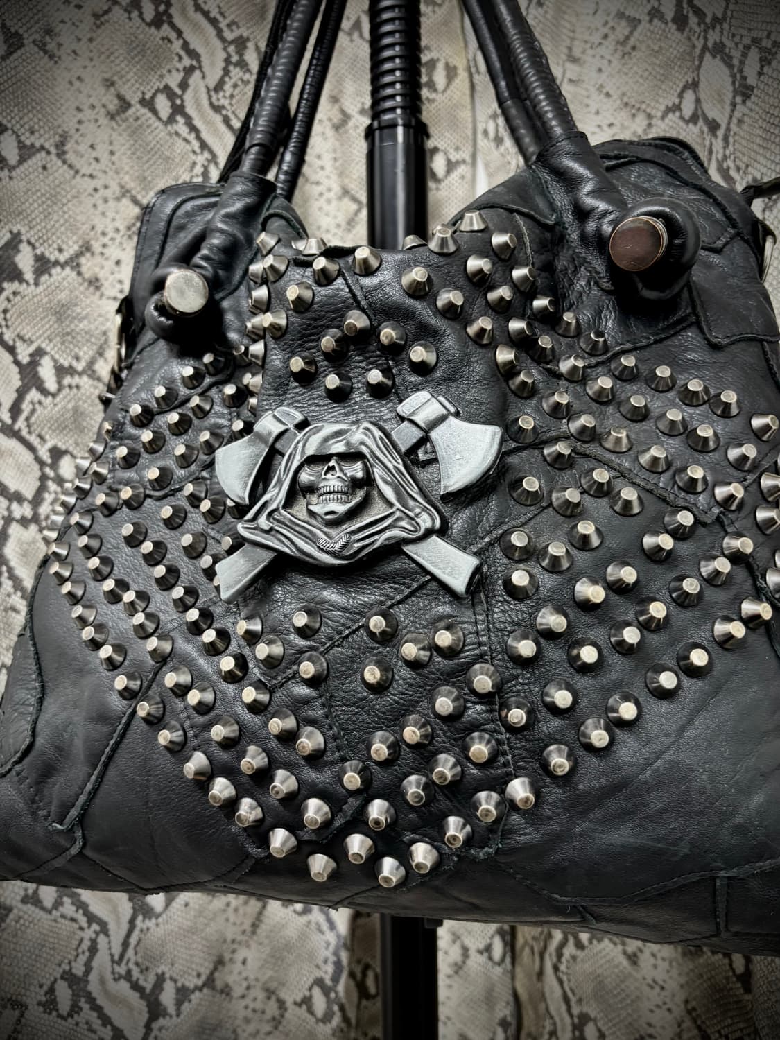 [V-KEI] Studded Real Leather Buckle LGB 상품이미지3