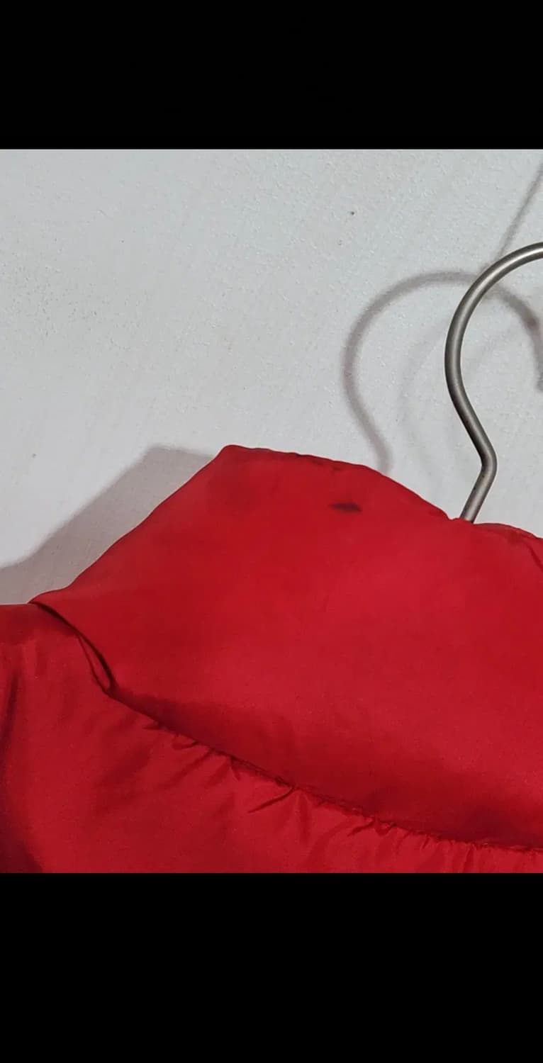 (M) 노스페이스 눕시 패딩조끼 빨강 거위털 700 구스다운 베스트  상품이미지7