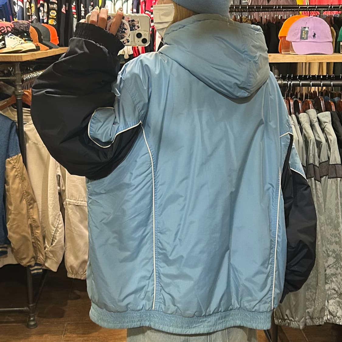 [HI] 챔피온 하프 패딩 베이비블루 상품이미지5