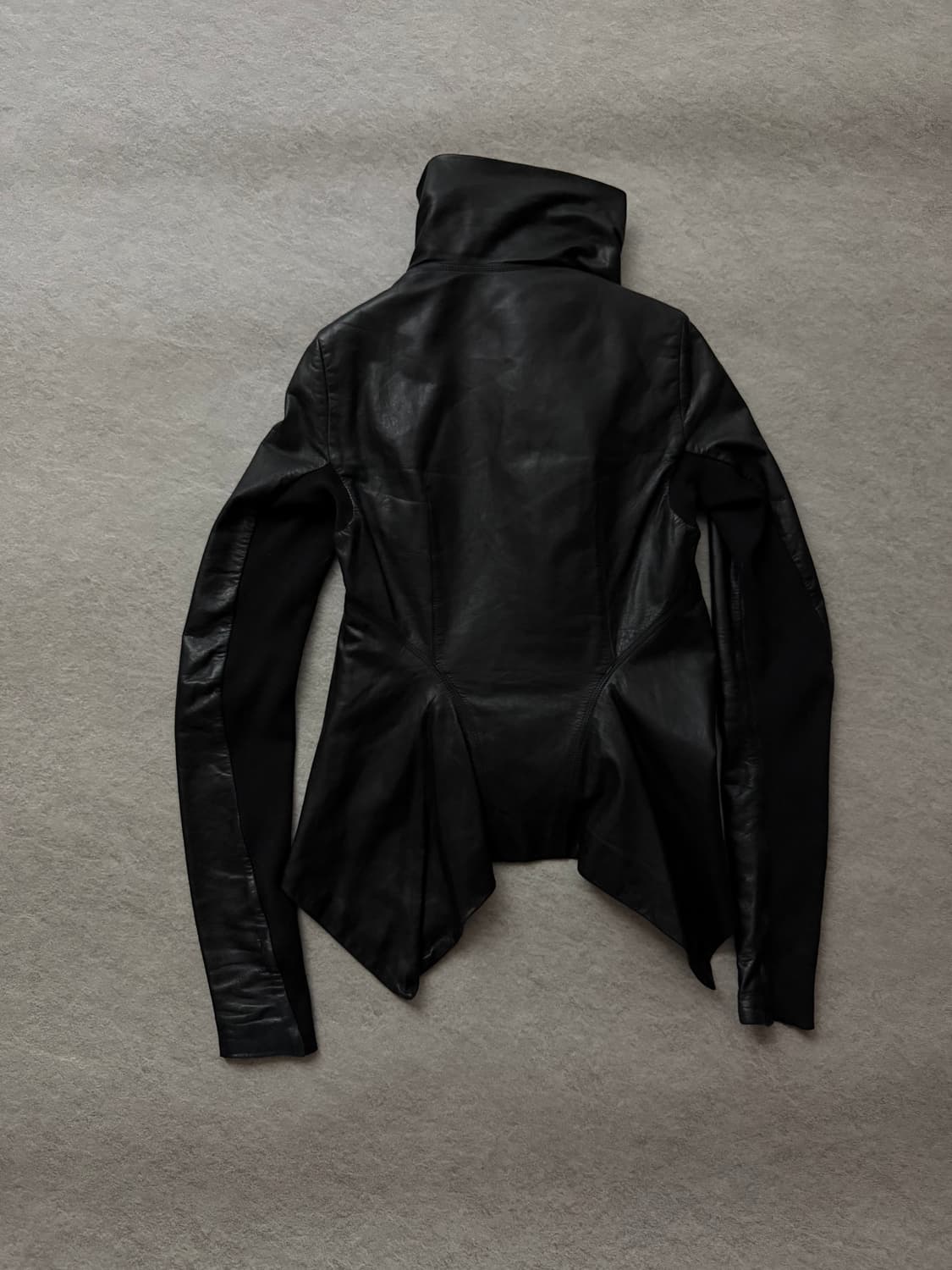 10FW 릭오웬스 하이넥 램스킨 레더자켓 상품이미지3