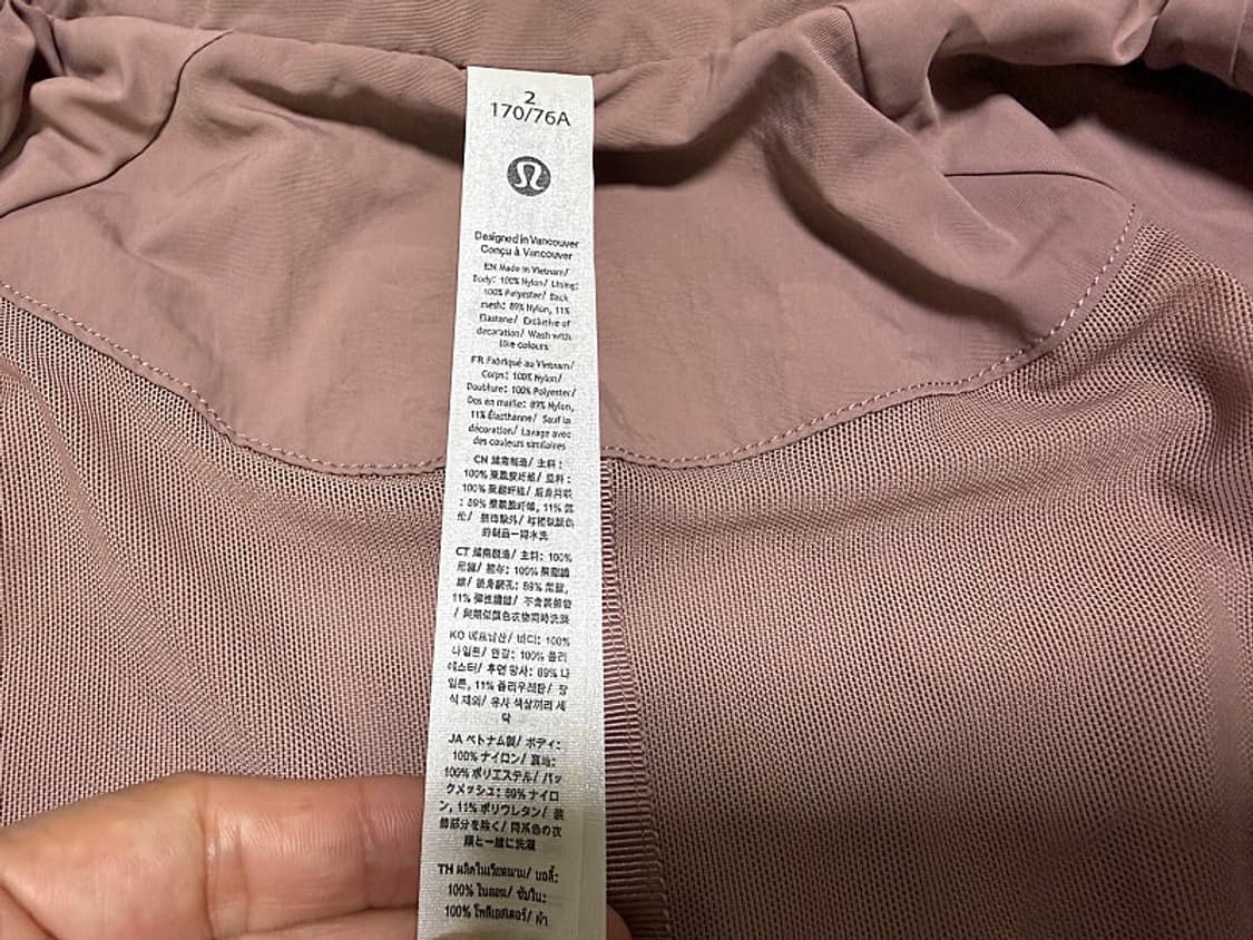 룰루레몬 올웨이즈 에포토리스 자켓 여성용 95호 66사이즈 상품이미지3