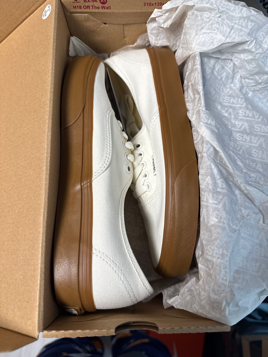 반스 어센틱 마쉬멜로우 검 250사이즈 상품이미지1