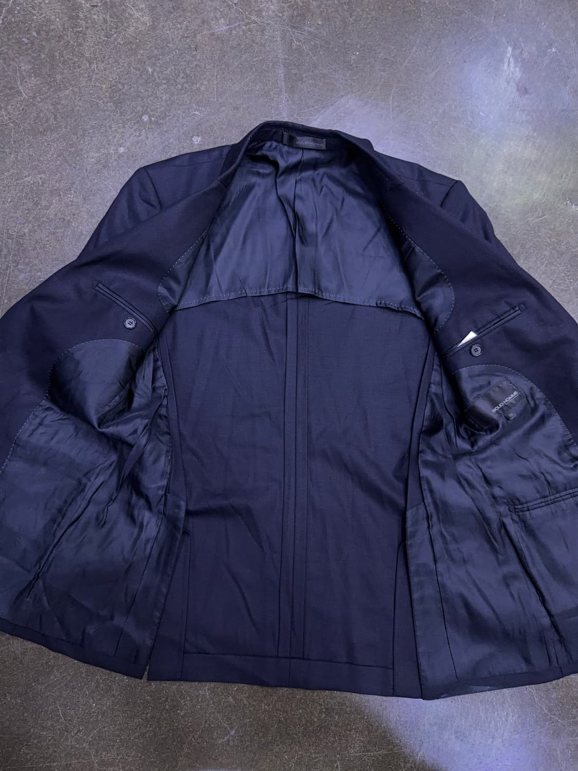 솔리드옴므 우영미 슬림 싱글 투버튼 블레이저 자켓 100 상품이미지6