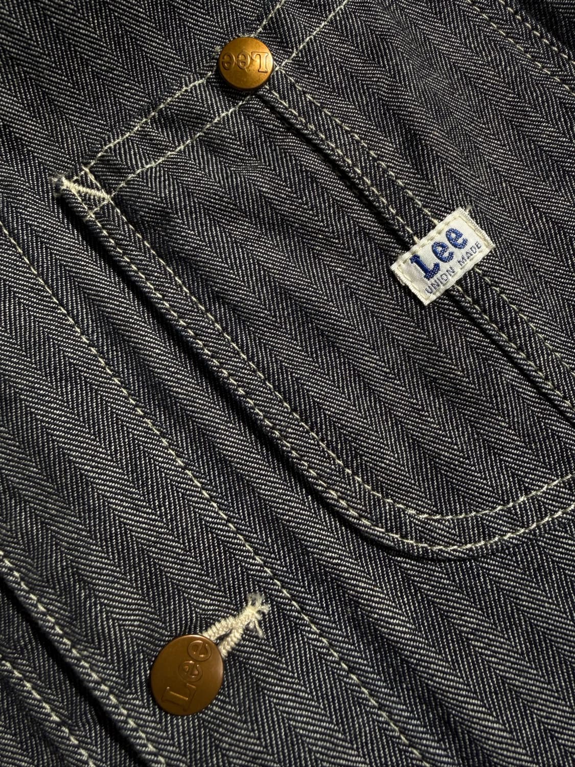 LEE SANFORIZED 데님 커버올 자켓 상품이미지5