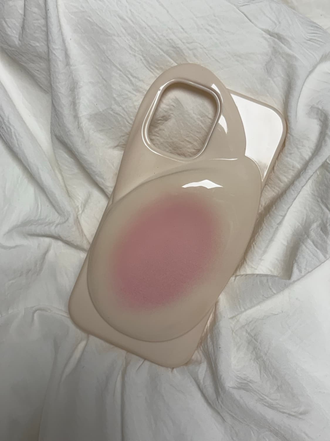 Andaash 아이폰16 케이스 PEBBLE Cloud Yogurt 상품이미지2