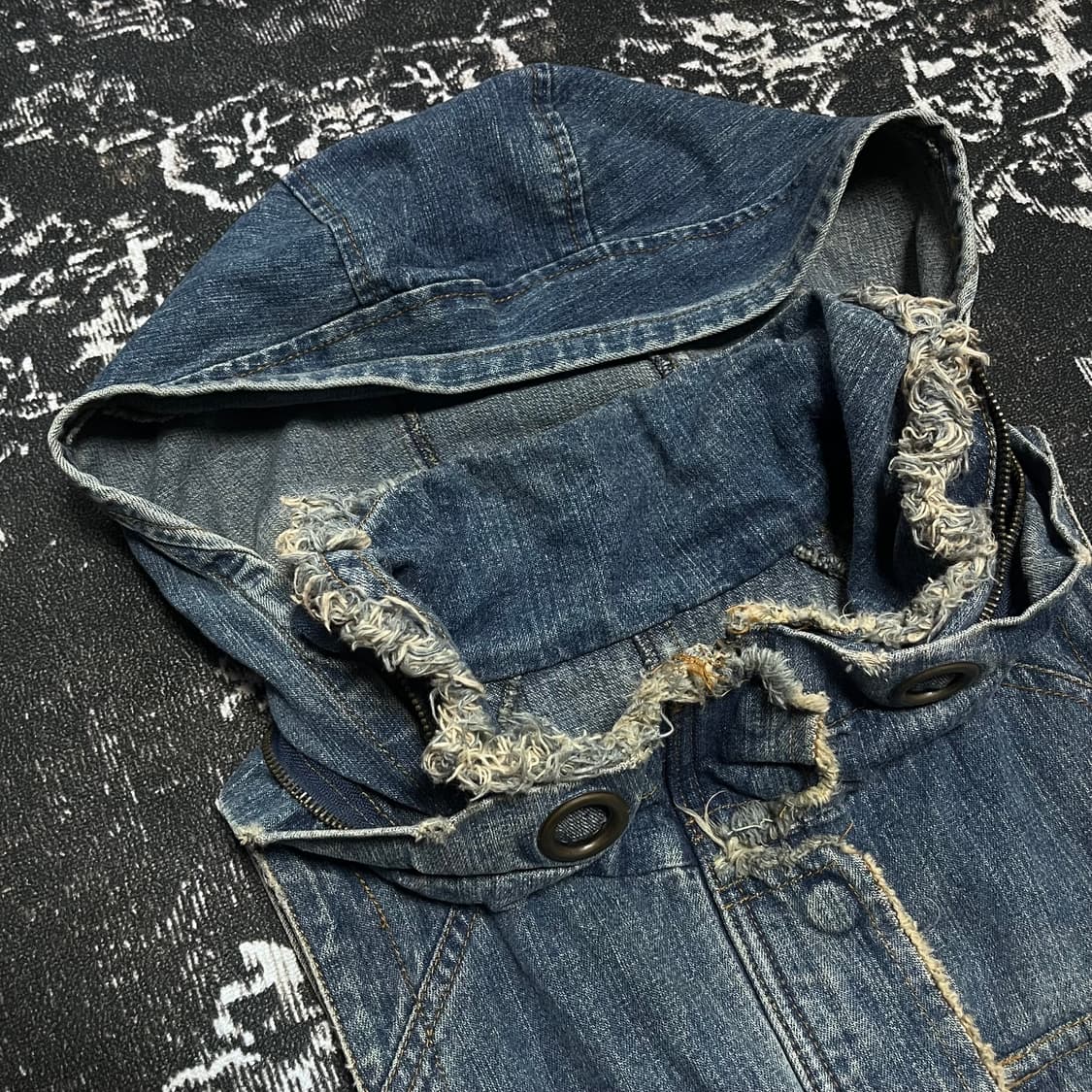 아일렛 후드 청자켓 (여성용) 상품이미지3