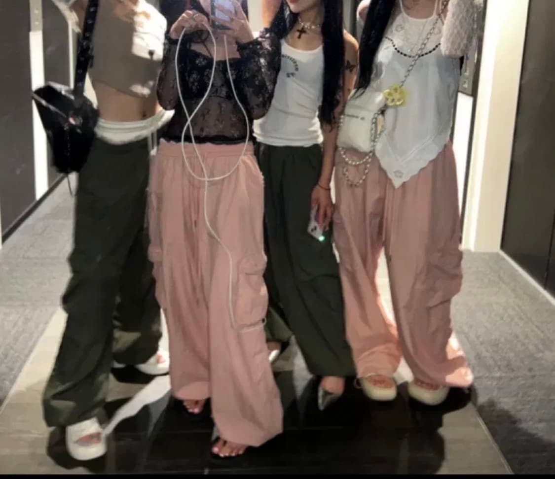 더미스테리어스호텔 써클 카고 팬츠 상품이미지1