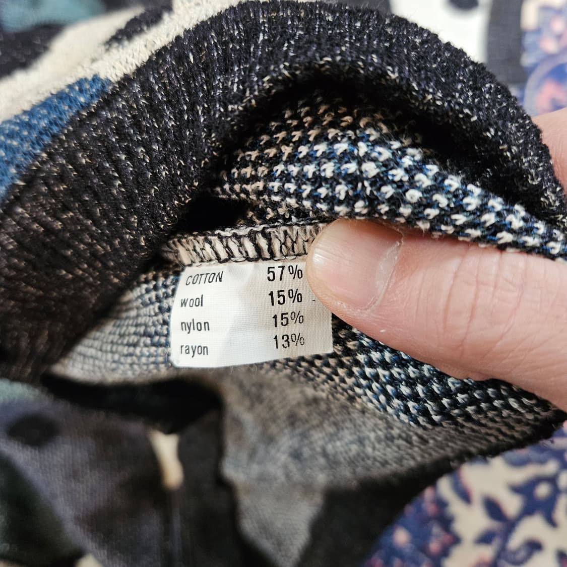 미쏘니(MISSONI) 멀티컬러 라인 하프 가디건 Free 상품이미지6