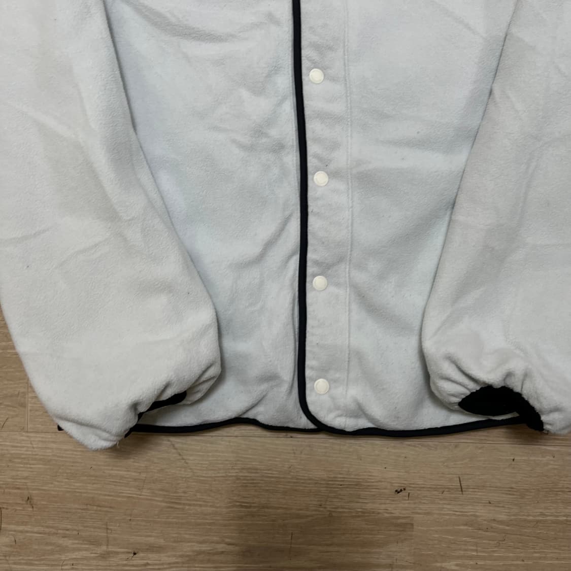 예일 신슐레이트 리버시블 퀼팅 후리스 자켓 [블랙/화이트] M/95 상품이미지7