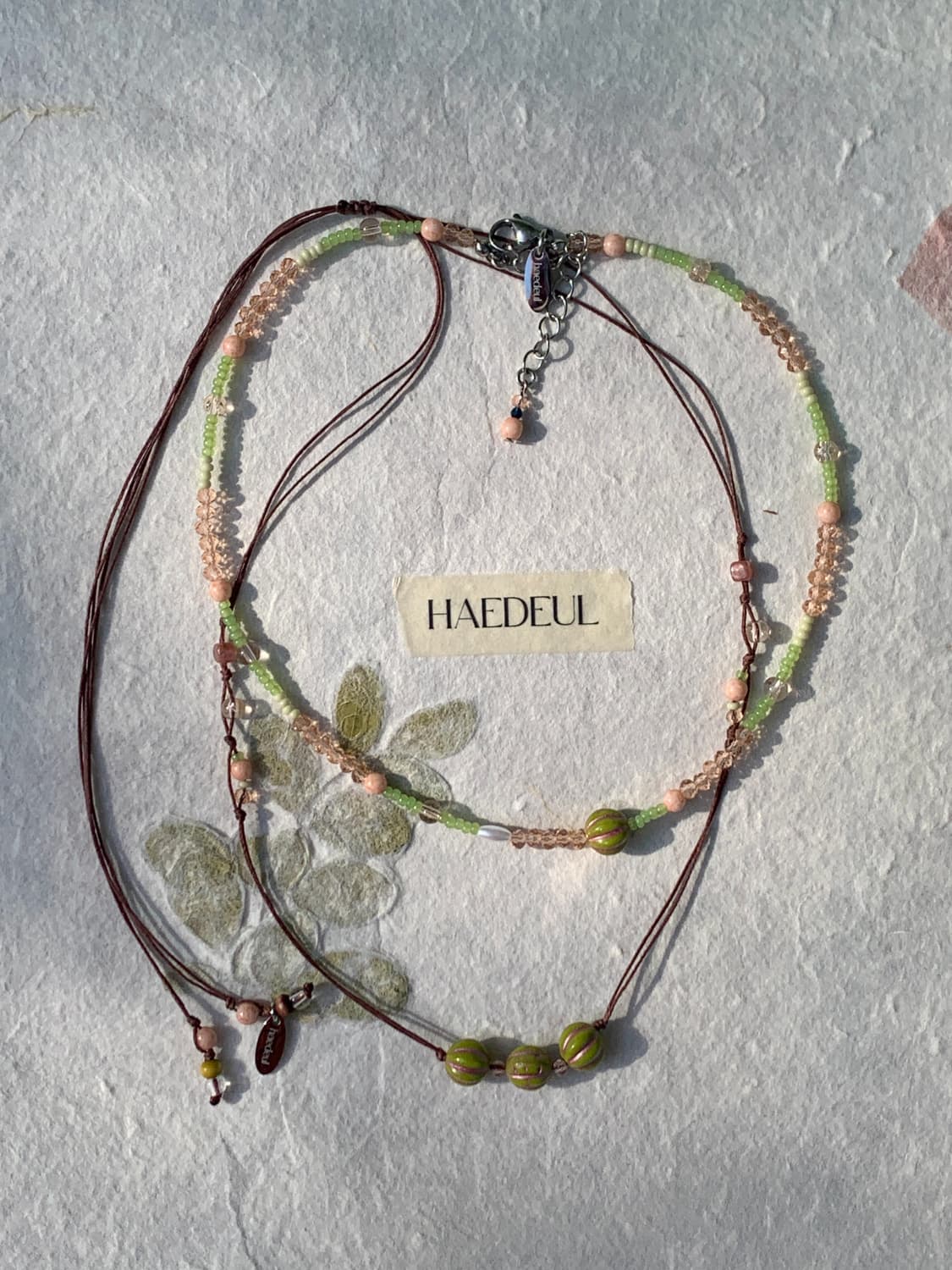 Dusk berry Set necklace set 상품이미지4