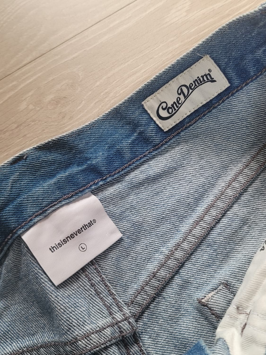 디스이즈네버댓 와이드핏 청바지 상품이미지3