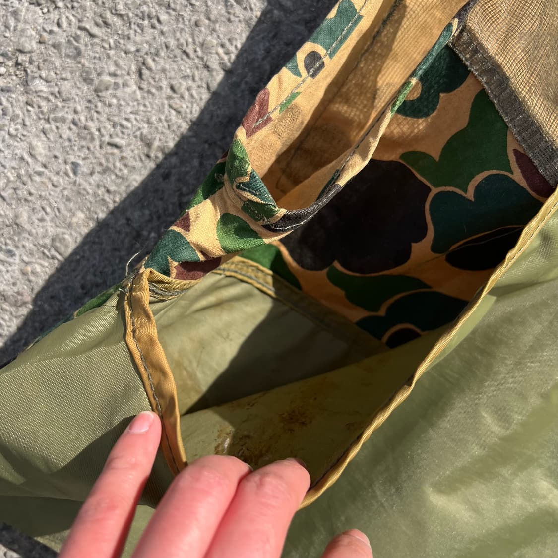 70’s Saftbak 덕 카모 헌팅 베스트 상품이미지8